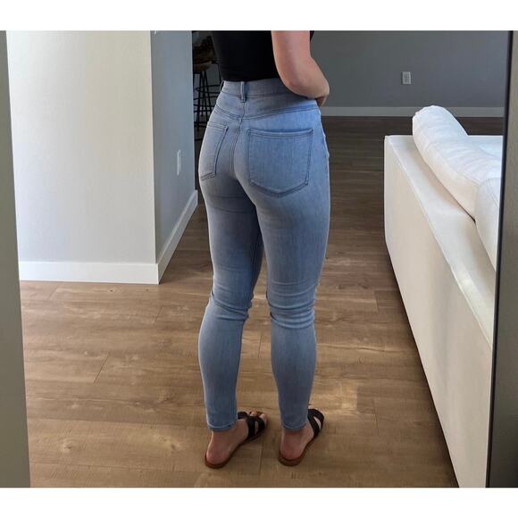 Express Women’s High-rise Skinny Jeans Legging Size 4R - Picture 3 of 8